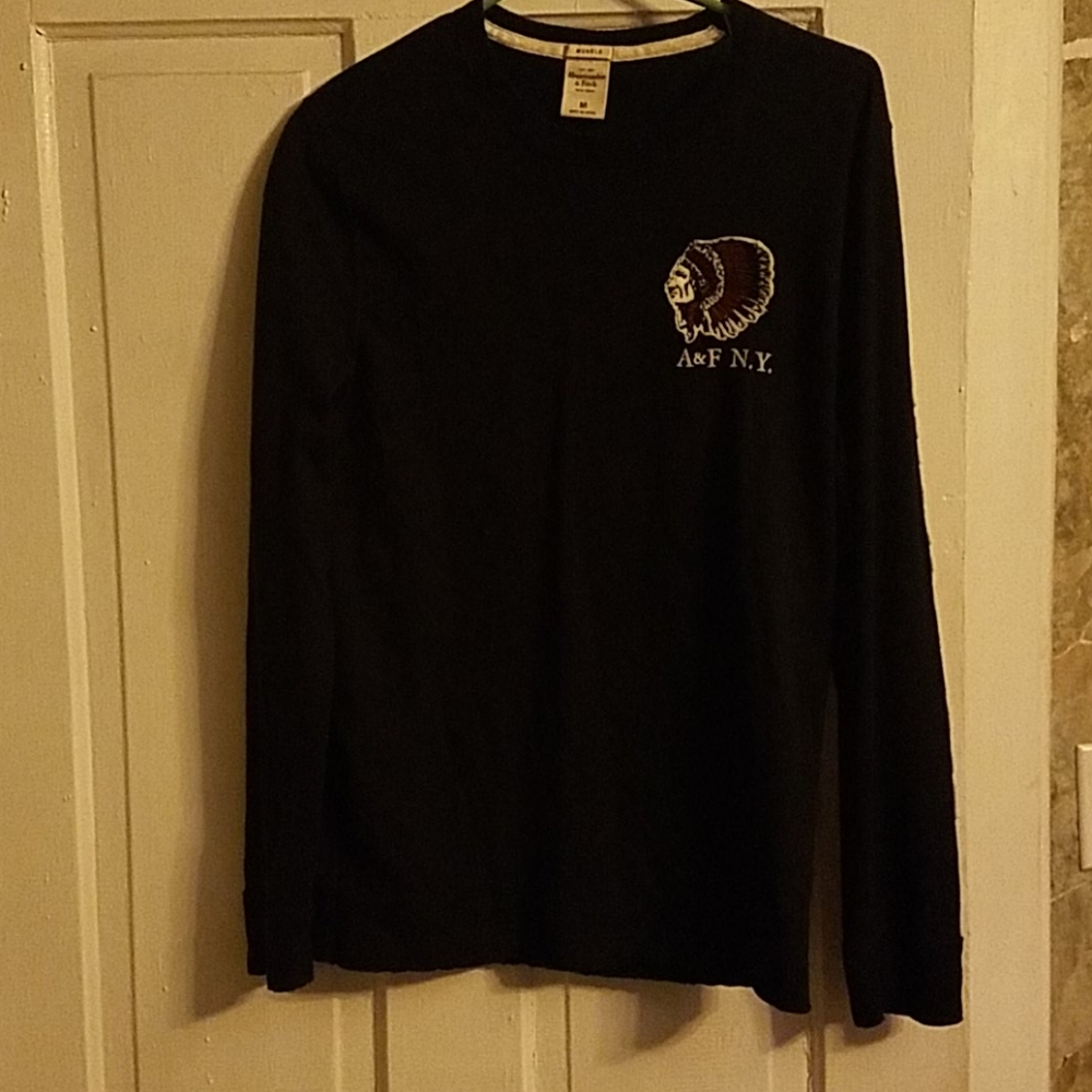 Mens M/M long sleeve shirt black